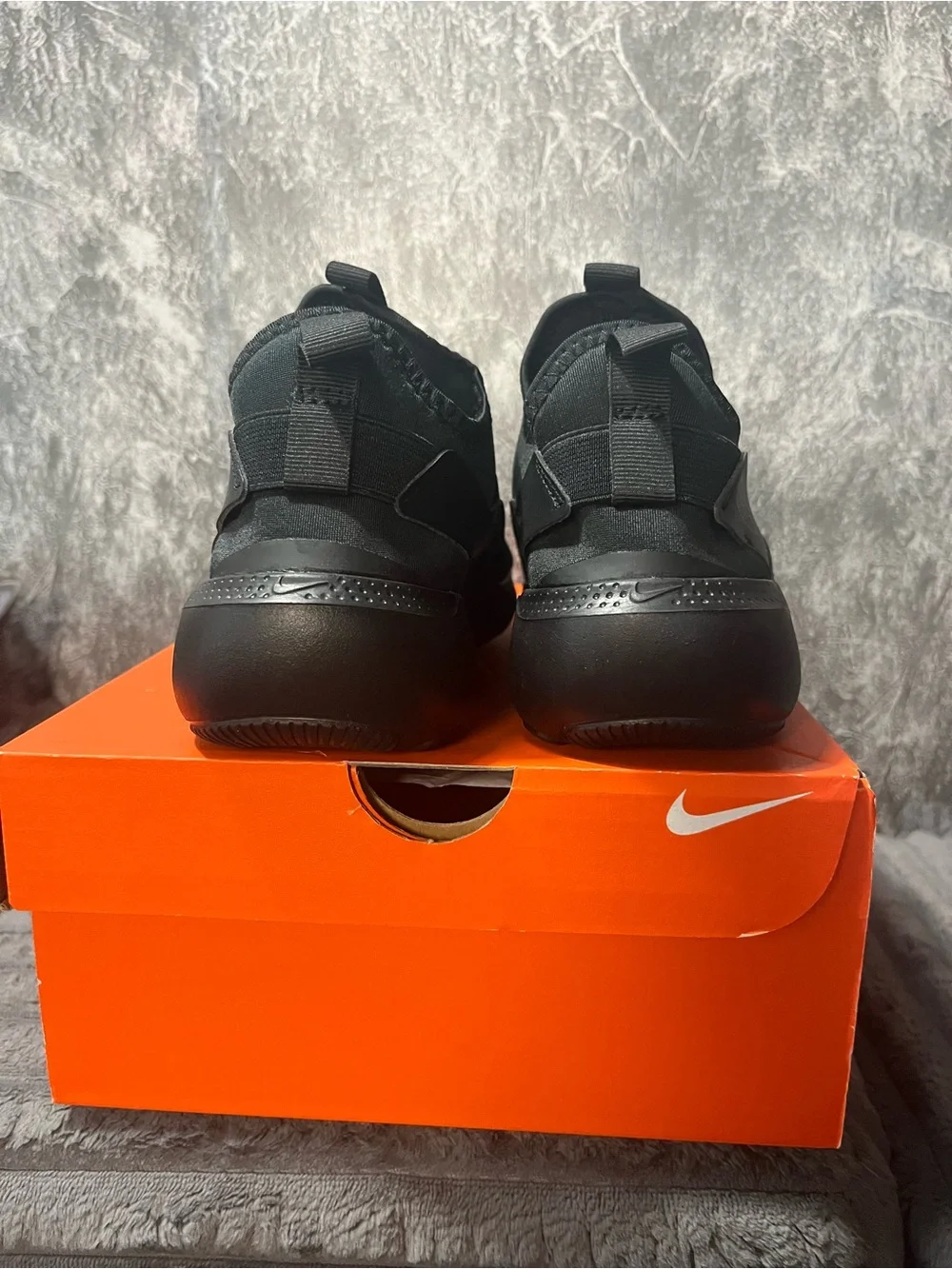 Nike  Black Slip-On Runner flex Sneakers with Elastic Strap